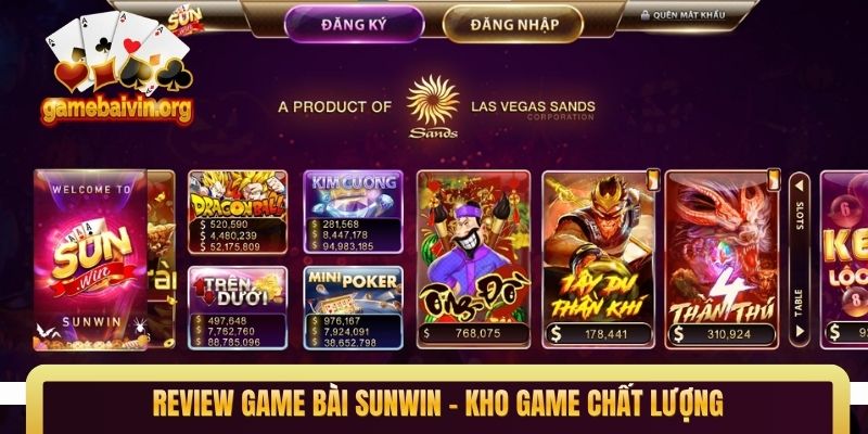 Review game bài Sunwin - Kho game chất lượng
