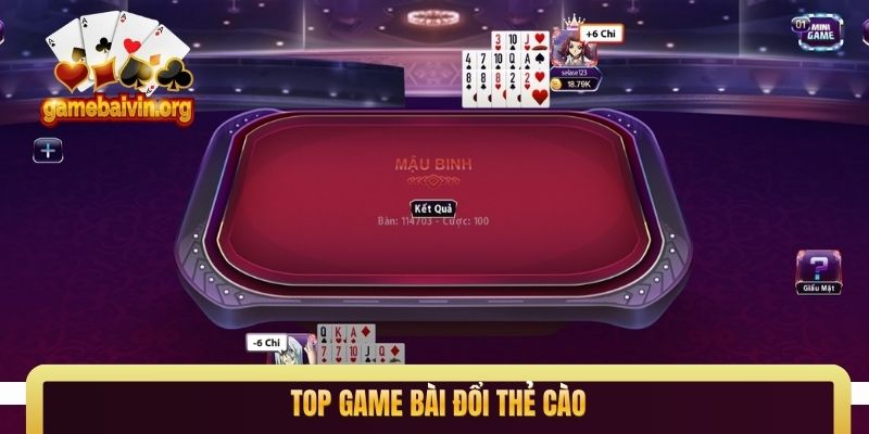 Top game bài đổi thẻ cào
