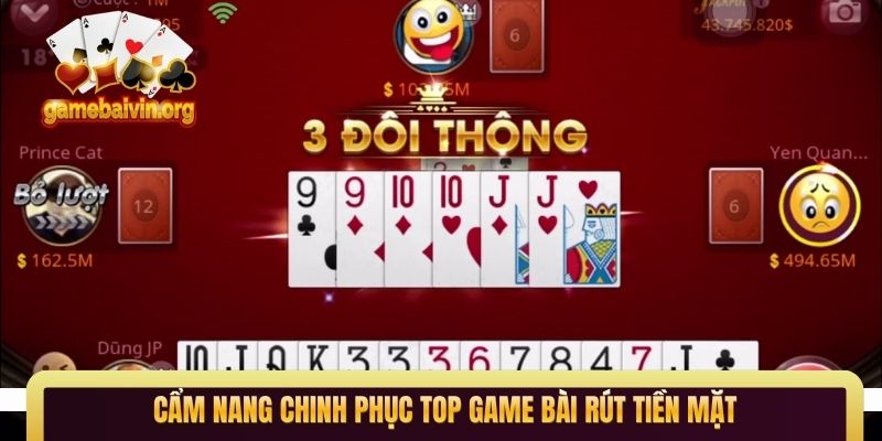 Cẩm nang chinh phục Top game bài rút tiền mặt